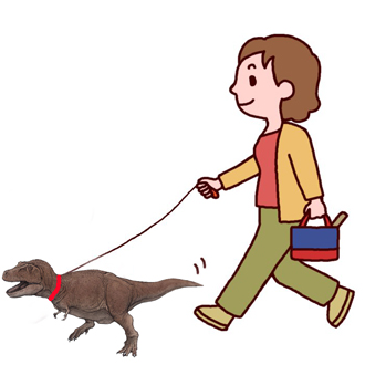 ティラノサウルス散歩.jpg